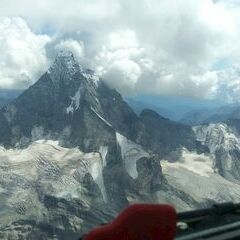 Flugwegposition um 13:19:04: Aufgenommen in der Nähe von Visp, Schweiz in 4057 Meter